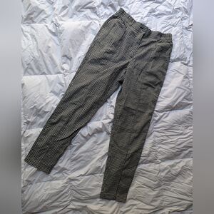 Urban Outfitters Gingham High Waist Cropped Pants